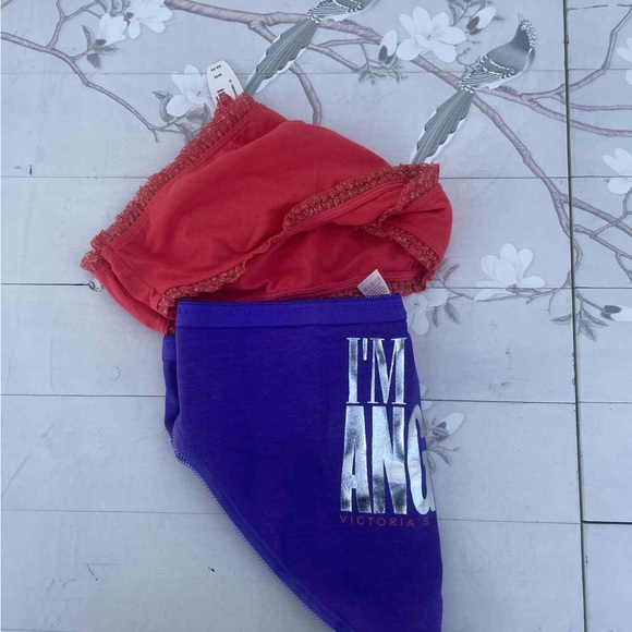 Victoria's Secret Vibrant Red and Bold Purple Panties - Picture 3 of 4